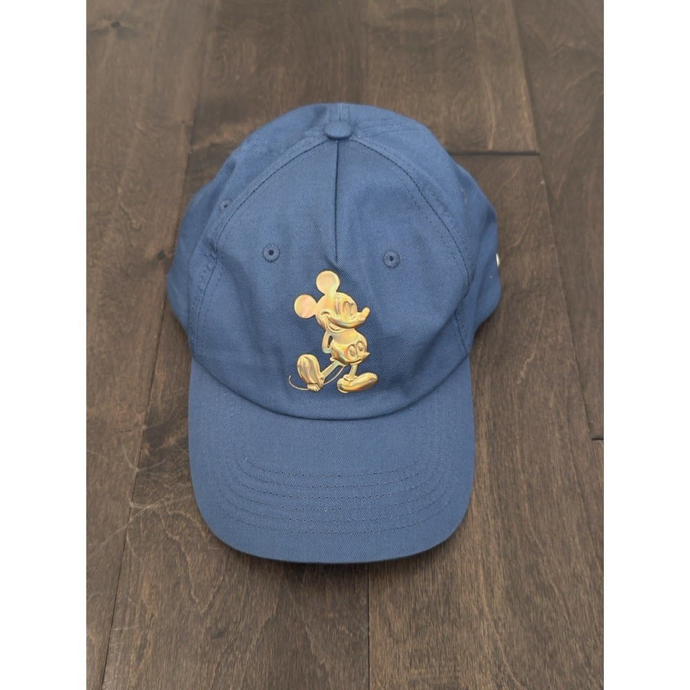 Disney Mickey Mouse Hat WDW 50th Anniversary Blue Adjustable‎ Cap OSFA